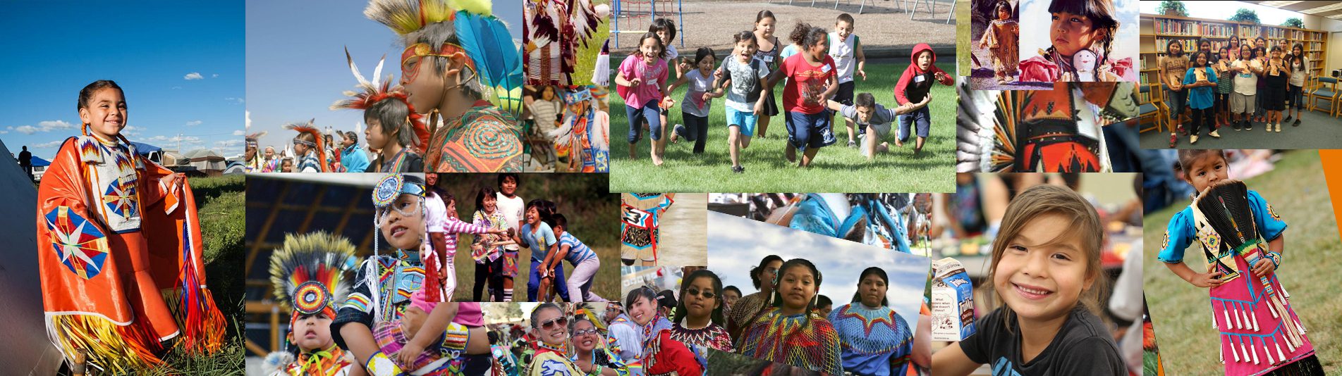 Native American children and community